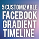 Facebook Colorful Gradient Timeline For Company Facebook Colorful Gradient Timeline For Company - GraphicRiver Item for Sale