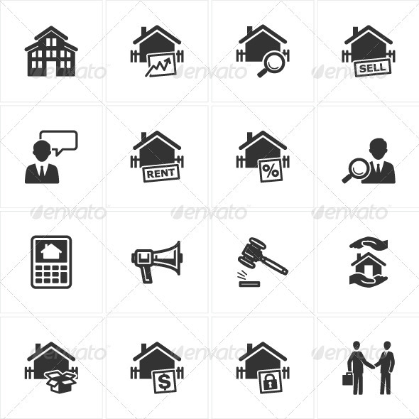 Real Estate Icons Real Estate Icons
