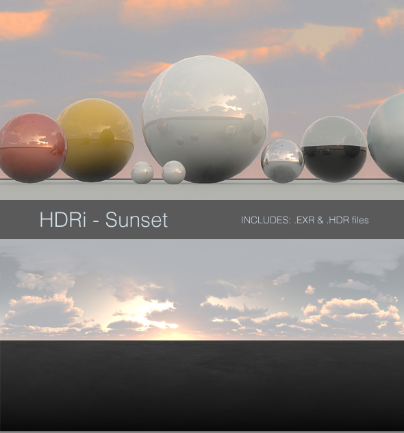 HDRi - Sunset - 3DOcean Item for Sale