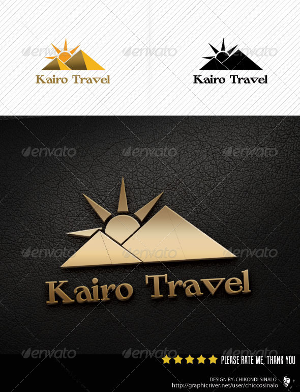 Kairo Travel Logo Template Kairo Travel Logo Template