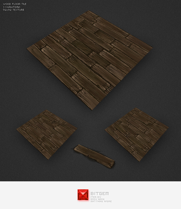 Low Poly Floor Boards Low Poly Floor Boards
