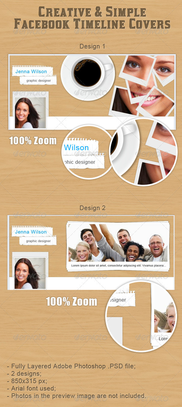 Simple PhotoRealistic Facebook Timeline Covers Simple PhotoRealistic Facebook Timeline Covers