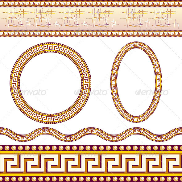 Greek border patterns Greek border patterns
