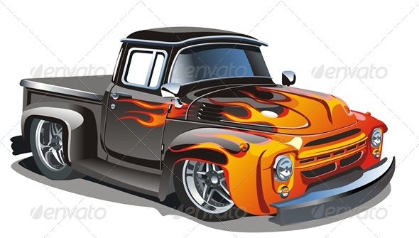 Cartoon Hotrod