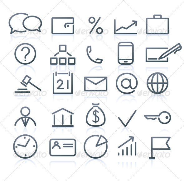 Business icons Business icons