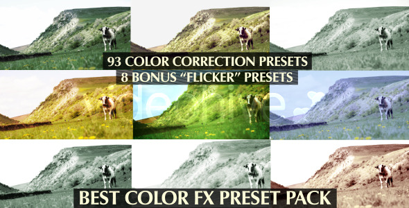 Best Color FX Preset 100-Pack