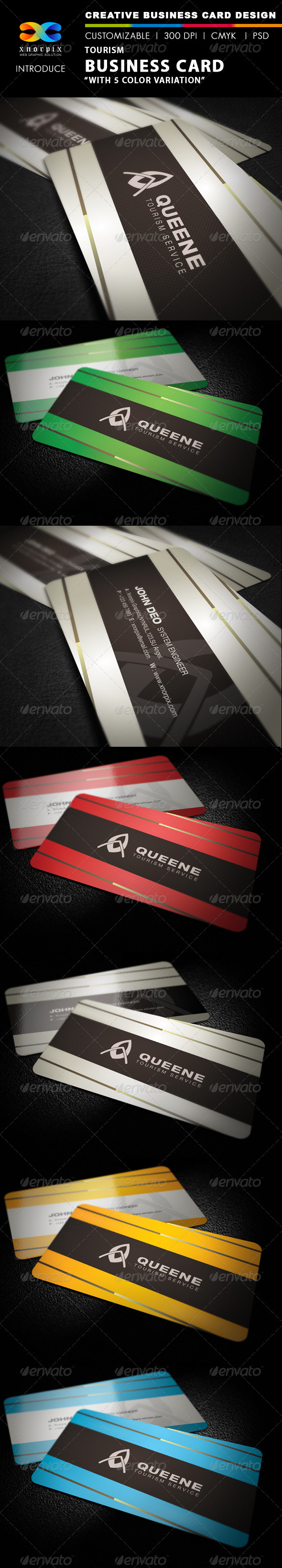 Tourism Business Card Tourism Business Card
