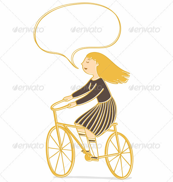 Girl on a Bicycle