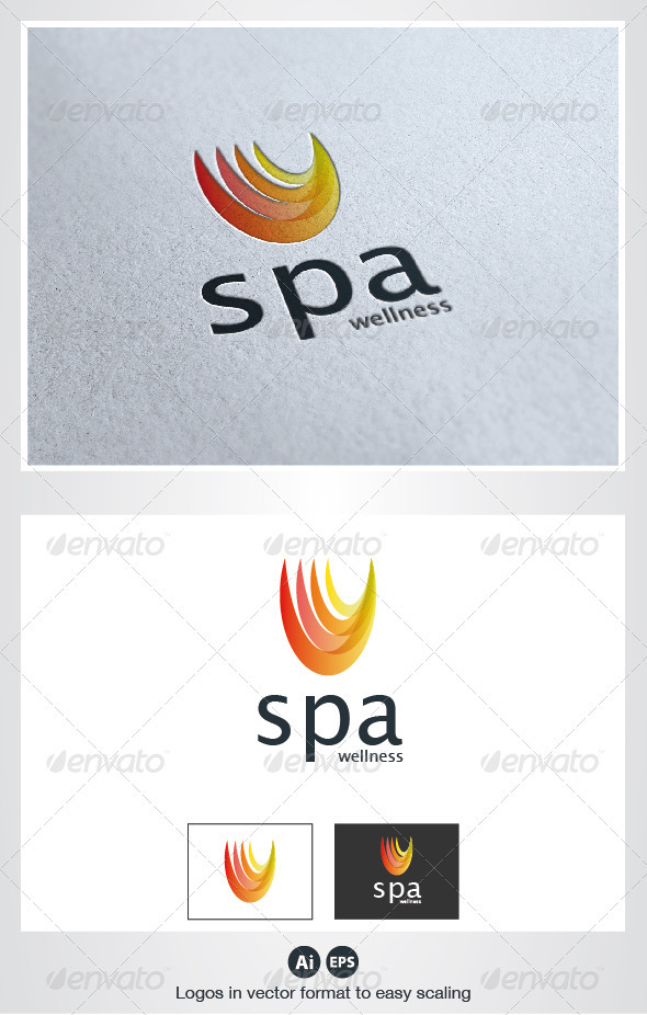 Spa Wellness Logo Spa Wellness Logo