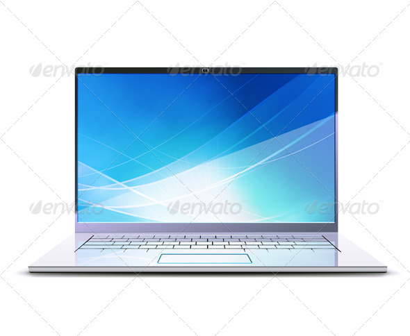 Modern laptop Modern laptop