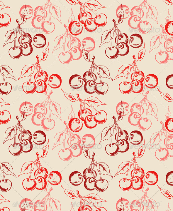Cherry Seamless Pattern Cherry Seamless Pattern