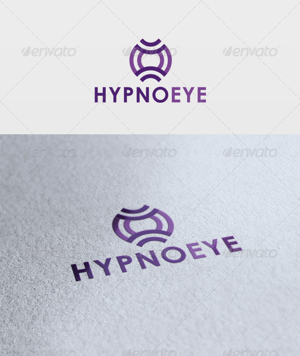 Hypno Eye Logo - Vector Abstract