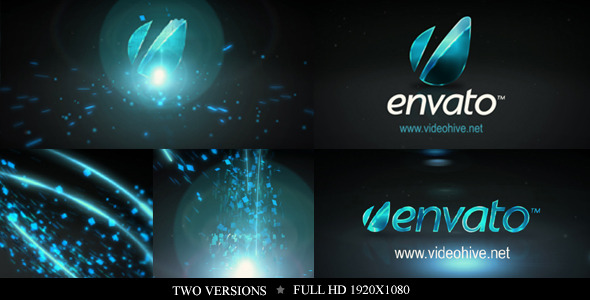Particle Rays Logo Reveal Particle Rays Logo Reveal