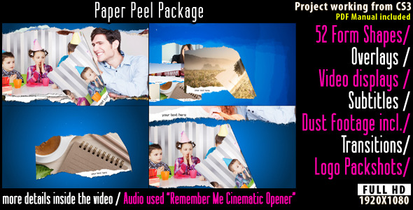 Paper Peel Package Paper Peel Package
