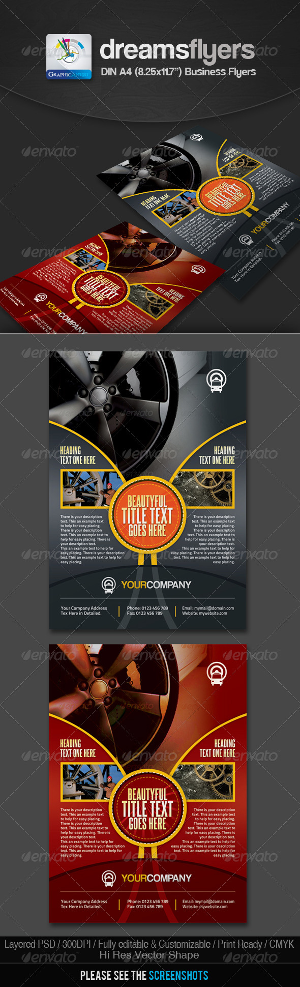 DarkOval Multipurpose Business Flyers DarkOval Multipurpose Business Flyers