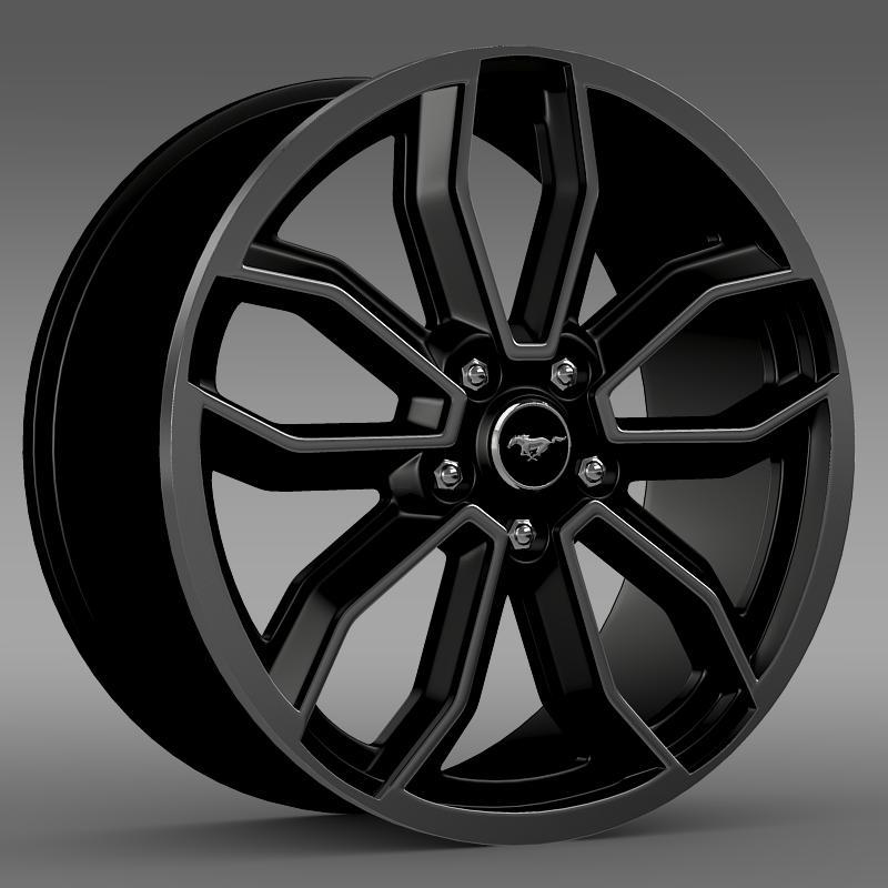 Ford Mustang GT 2013 rim - 3DOcean Item for Sale