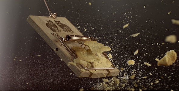 VideoHive Cracker is Falling on a Mousetrap 9832223 VideoHive Cracker is Falling on a Mousetrap 9832223