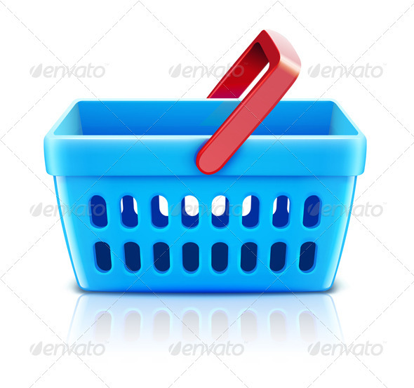 Supermarket shopping basket Supermarket shopping basket