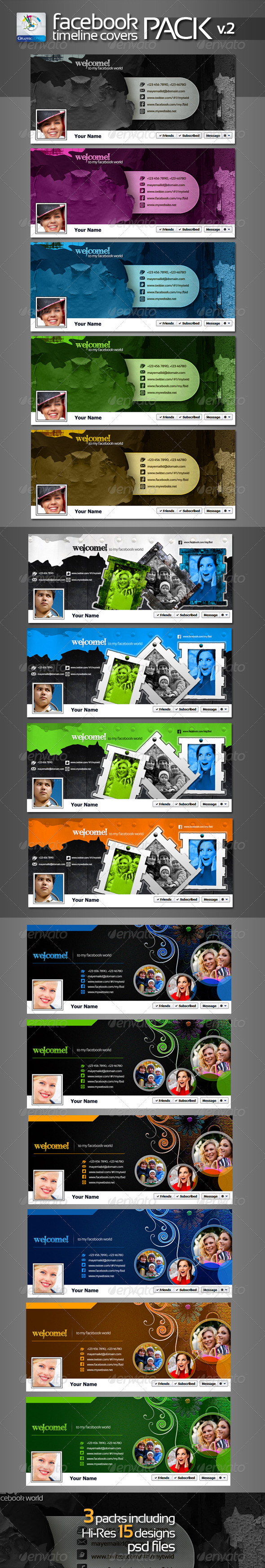Artistic Facebook Timeline Cover Pack v.2 Artistic Facebook Timeline Cover Pack v.2