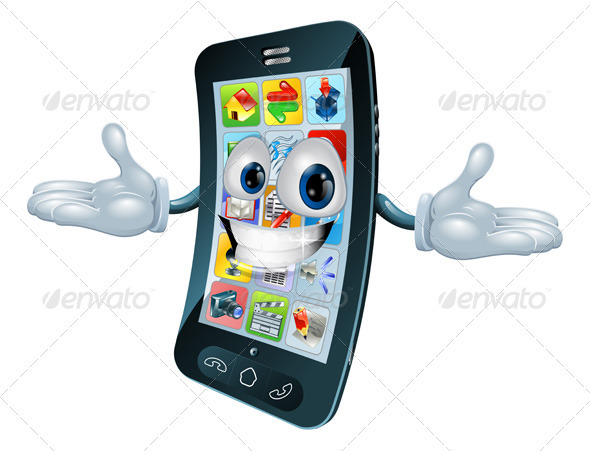 Mobile phone man Mobile phone man
