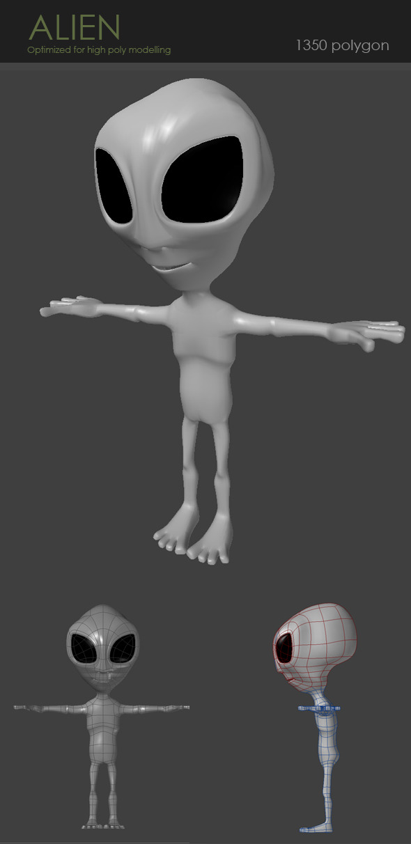 Alien - 3DOcean Item for Sale