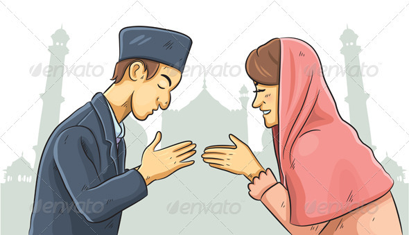 Ramadan Forgiveness - People Characters