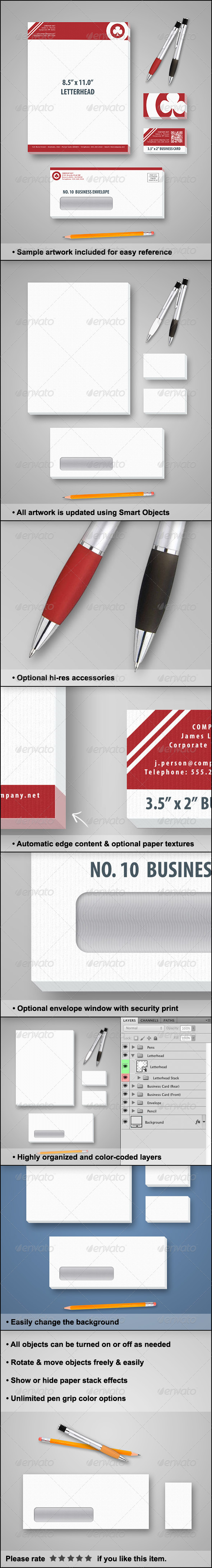 Branding Stationery Mock-Ups Branding Stationery Mock-Ups