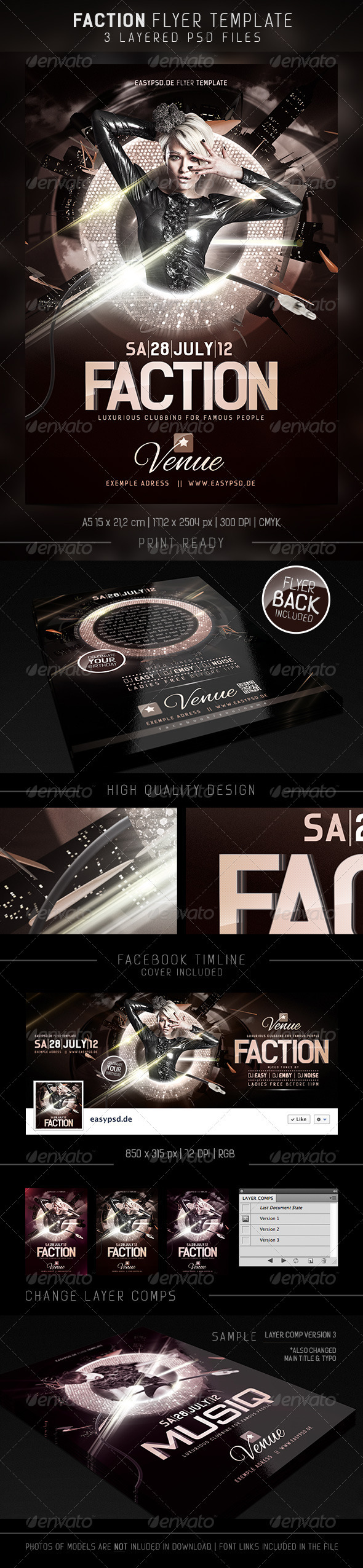 Faction Flyer Template Faction Flyer Template