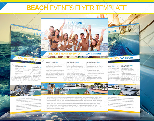 Beach Events Flyer Beach Events Flyer