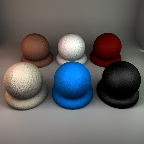 Leather Material (6 pack) - 3DOcean Item for Sale