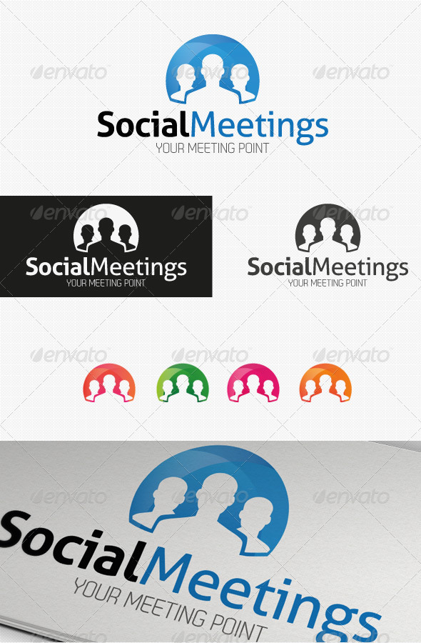Social Meetings Logo Social Meetings Logo