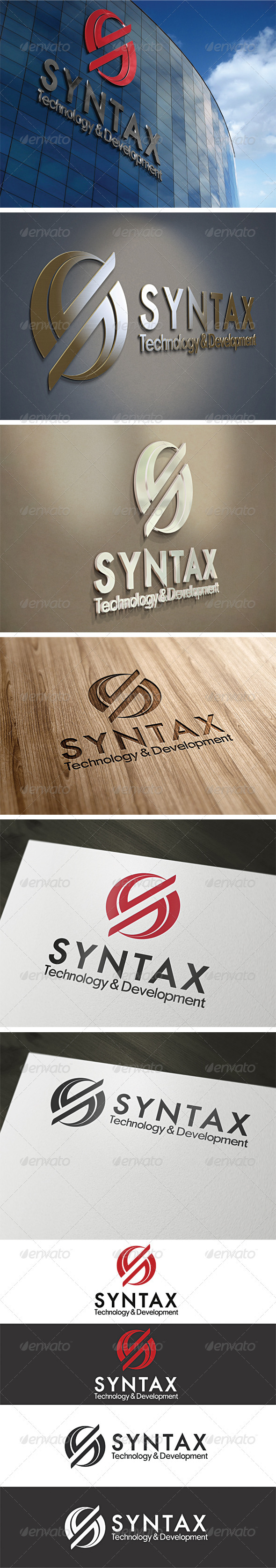 Syntax Logo Template - Vector Abstract