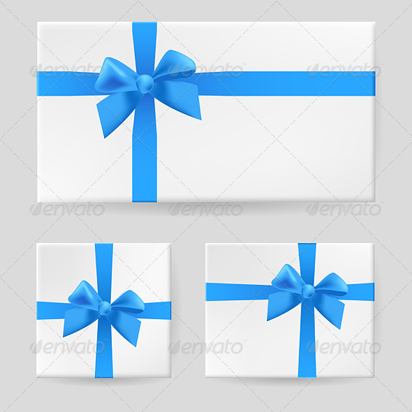 Blue gift bow Blue gift bow