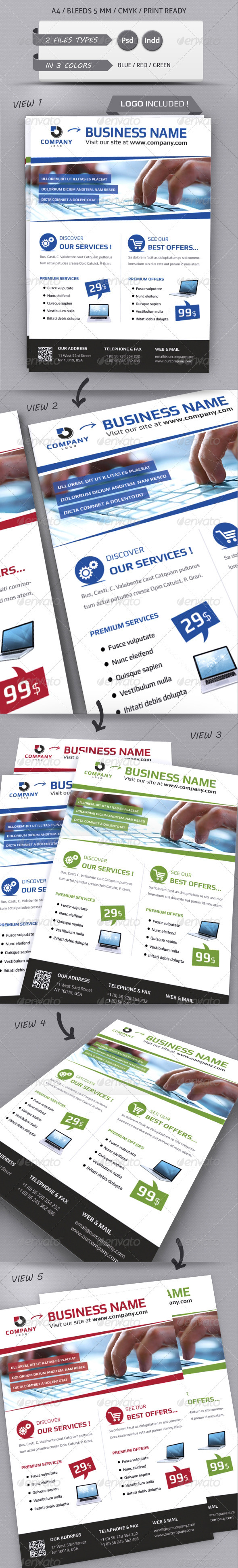 MODERN BUSINESS FLYER TEMPLATE A4 MODERN BUSINESS FLYER TEMPLATE A4