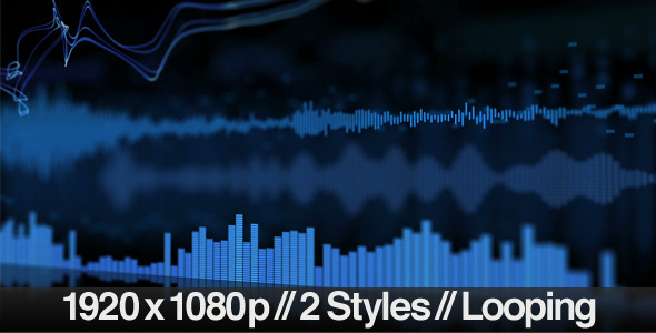 Multiple Equalizer VU Audio Meters Flowing In 3D Multiple Equalizer VU Audio Meters Flowing In 3D