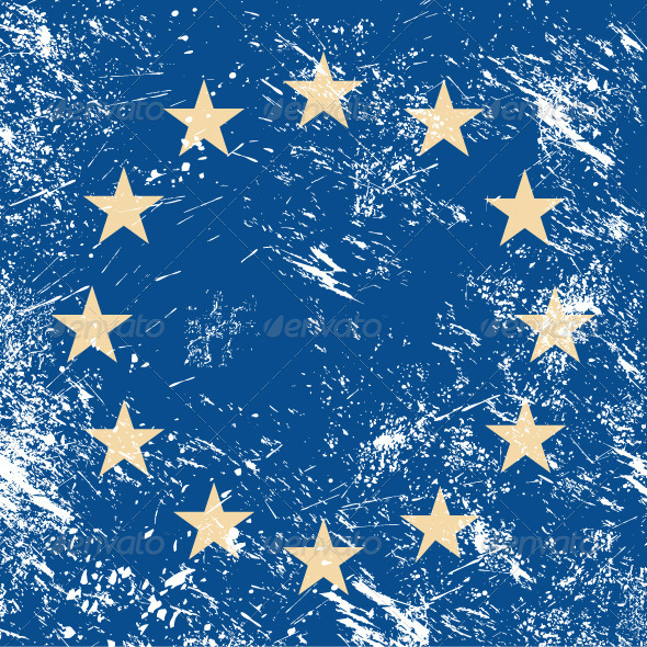 EU retro flag