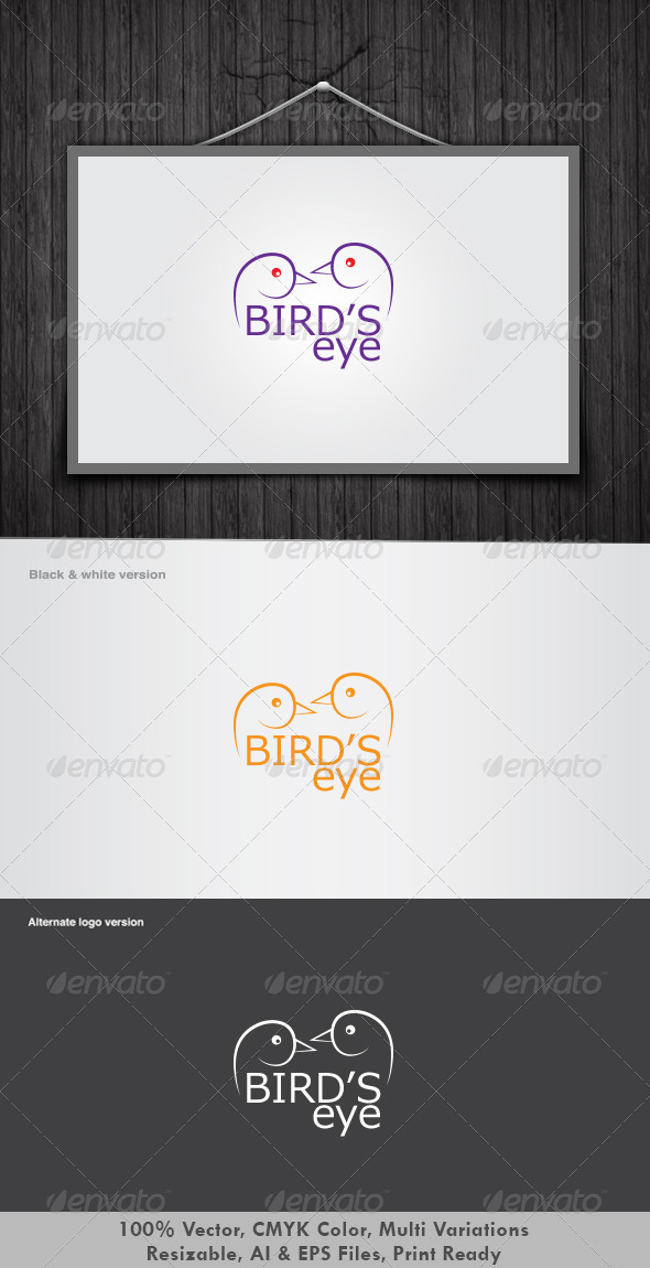 Birds Eye Logo - Animals Logo Templates