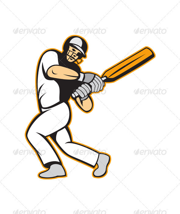 Cricket Player Batsman Batting Cricket Player Batsman Batting
