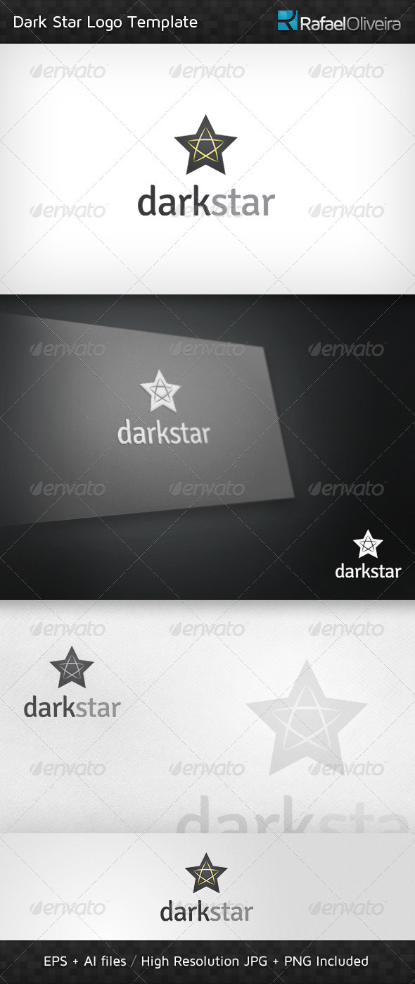 Dark Star Logo Template - Abstract Logo Templates