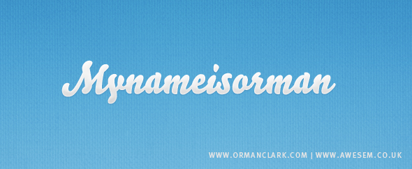 mynameisorman