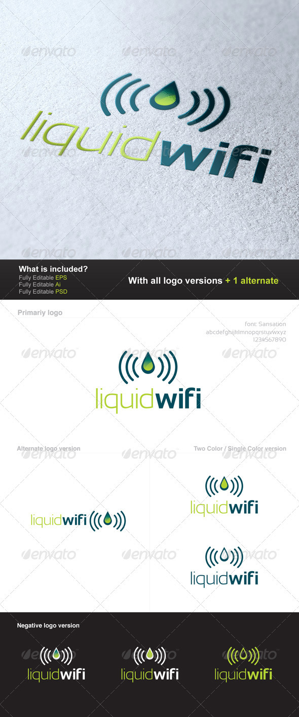 Liquid Wifi Logo Liquid Wifi Logo