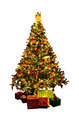 Photo of Decorated Christmas tree with presents | Free christmas images