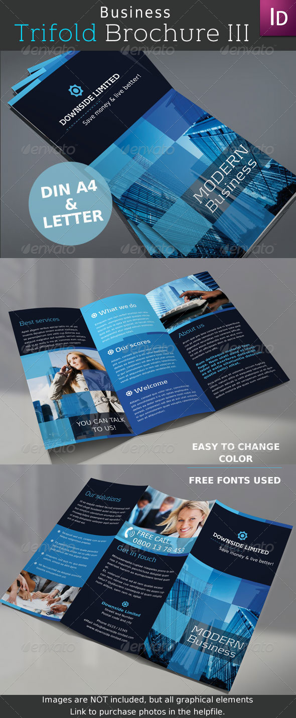 Business Trifold Brochure Vol III Business Trifold Brochure Vol III