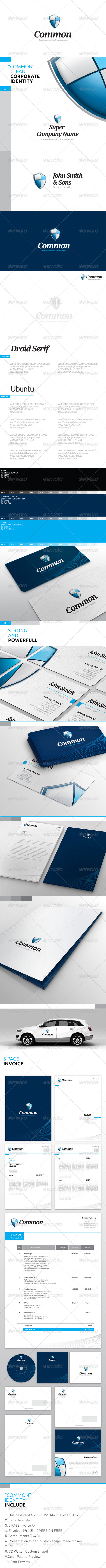 MASTER package "Shield" - Corporate ID - Corporate Business Cards