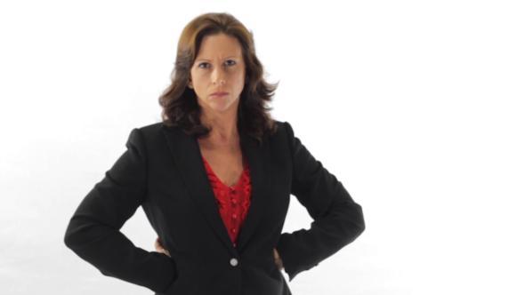 Angry Businesswoman Texting Angry Businesswoman Texting