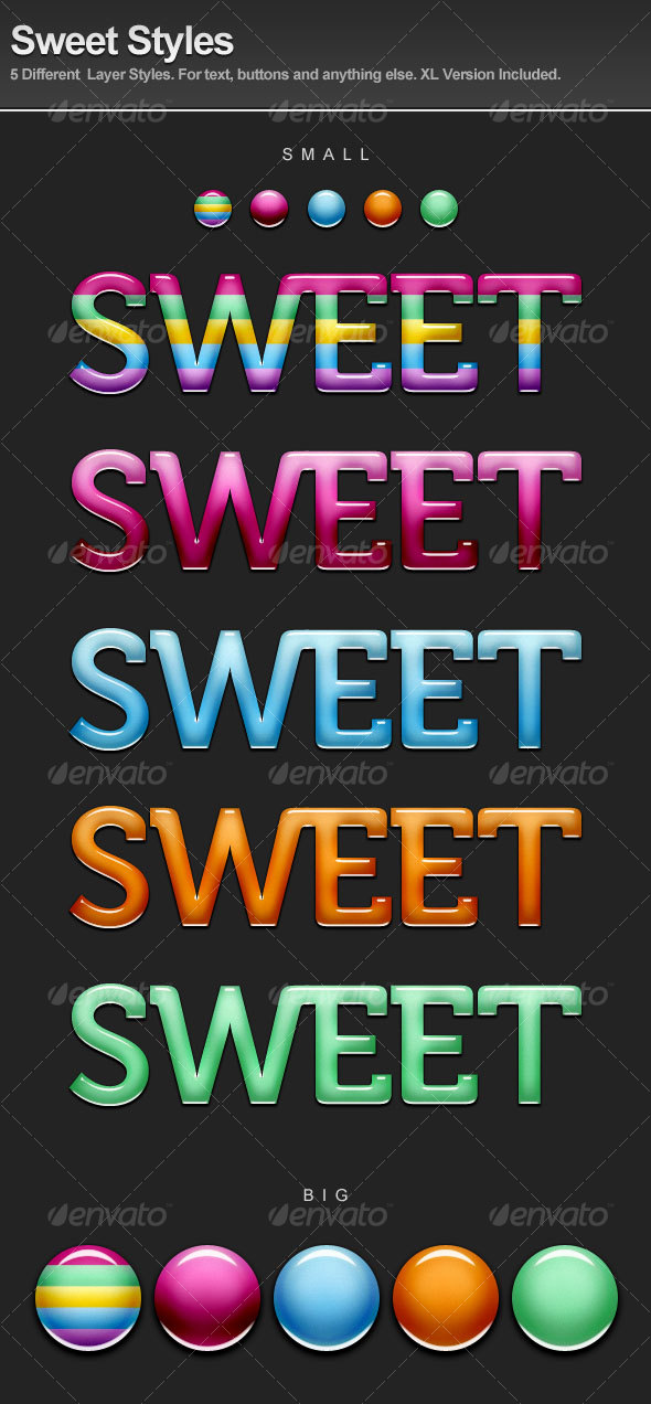 Sweet Styles - Text Effects Styles