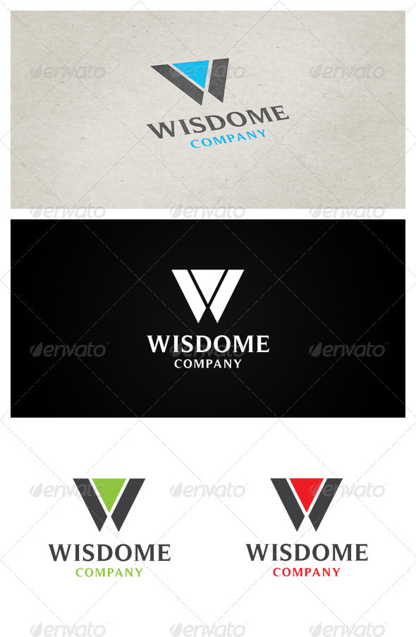Wisdome Company - Letters Logo Templates