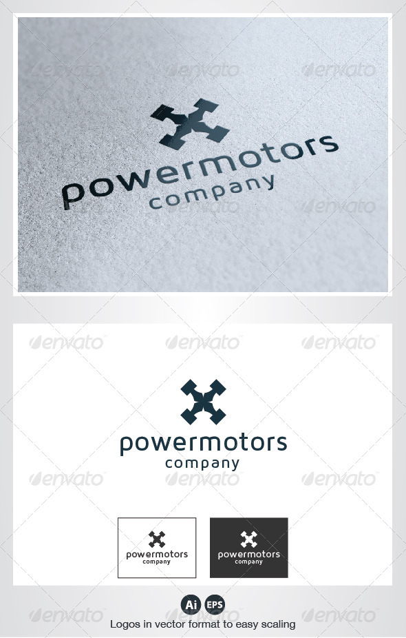 Power Motors Logo Power Motors Logo