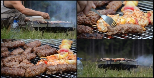 Preparing Barbeque 4 Videos Preparing Barbeque 4 Videos