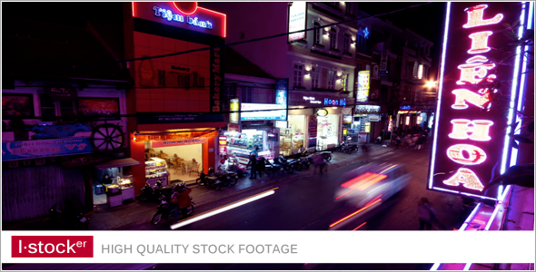 Vietnam Night Street Time Lapse 4 Vietnam Night Street Time Lapse 4